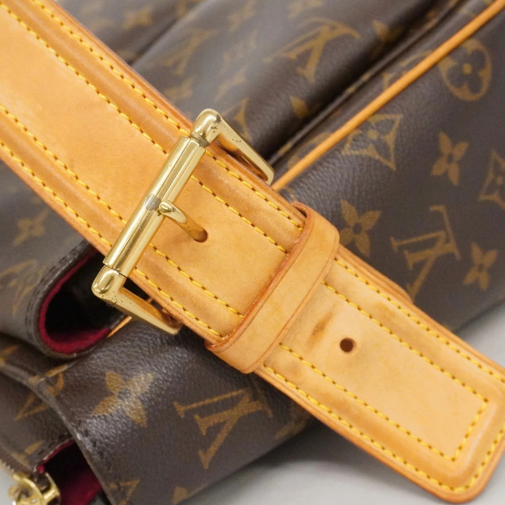 LOUIS VUITTON Authentic Brown Monogram Shoulder Bag - Picture 9 of 12